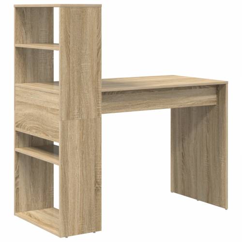 Stol s pohranom Sonoman hrast 113x54x120 cm inženjersko drvo Cijena