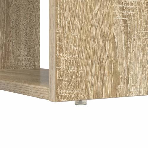 Stol s pohranom Sonoman hrast 113x54x120 cm inženjersko drvo Cijena