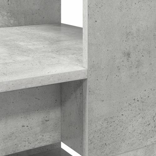 Stol sa Pohranjivanjem Betonska siva 113x54x120 cm Konstruirano drvo Cijena