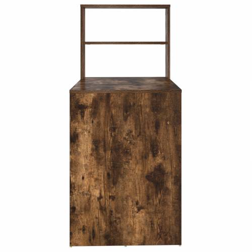 Stol s pohranom dimljenog hrasta 113x54x120 cm Konstruirano drvo Cijena