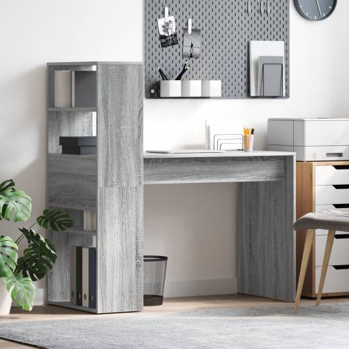 Stol s pohranom Sivi sonoma 113x54x120 cm Konstruirano drvo Cijena