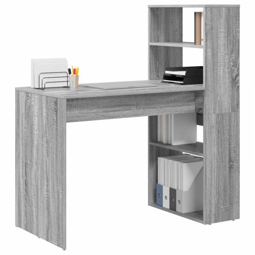 Stol s pohranom Sivi sonoma 113x54x120 cm Konstruirano drvo Cijena