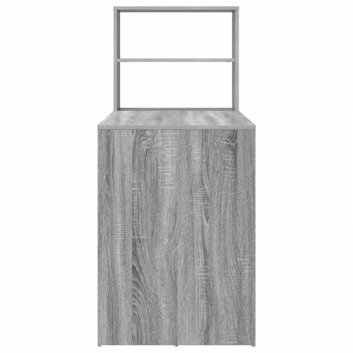 Stol s pohranom Sivi sonoma 113x54x120 cm Konstruirano drvo Cijena