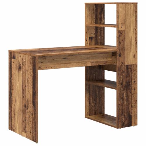 Stol s pohranom Stari drvo 113x54x120 cm Konstruirano drvo Cijena