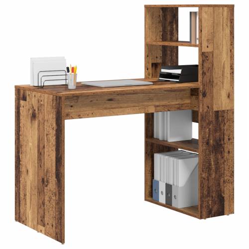 Stol s pohranom Stari drvo 113x54x120 cm Konstruirano drvo Cijena