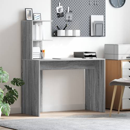 Sivi radni stol Siva sonoma MDF Standardna veličina stola Cijena