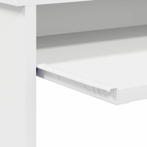 Stol s Skladištem Bijeli 120.5x44x88.5 cm Inžinjerirano Drvo Cijena