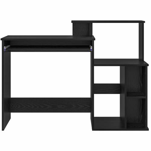 Stol s pohranjivanjem Crni hrast 120,5x44x88,5 cm Konstruirano drvo Cijena