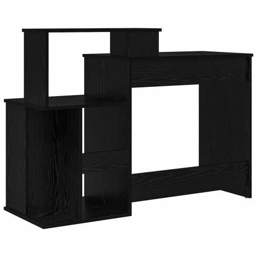 Stol s pohranjivanjem Crni hrast 120,5x44x88,5 cm Konstruirano drvo Cijena