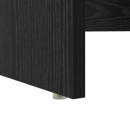 Stol s pohranjivanjem Crni hrast 120,5x44x88,5 cm Konstruirano drvo Cijena