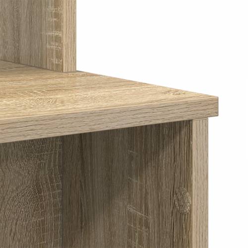 Stol s pohranom od sonoma hrasta 120.5x44x88.5 cm konstruirano drvo Cijena