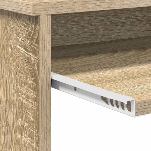 Stol s pohranom od sonoma hrasta 120.5x44x88.5 cm konstruirano drvo Cijena