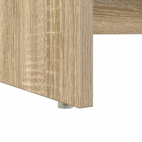 Stol s pohranom od sonoma hrasta 120.5x44x88.5 cm konstruirano drvo Cijena