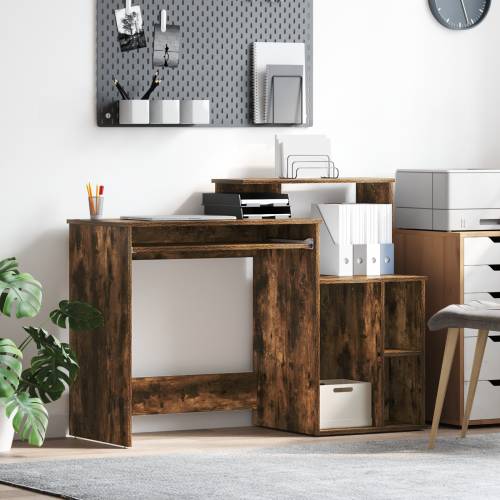Stol s pohranom dimnjaci od hrasta 120.5x44x88.5 cm Konstruirano drvo Cijena