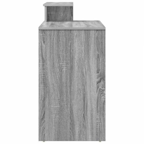 Stol sa skladištem Siva sonoma 120,5x44x88,5 cm Konstruirano drvo Cijena
