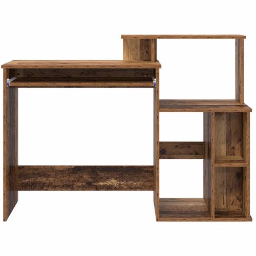 Stol s pohranom Stari drvo 120.5x44x88.5 cm Inženjersko drvo Cijena