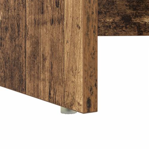 Stol s pohranom Stari drvo 120.5x44x88.5 cm Inženjersko drvo Cijena