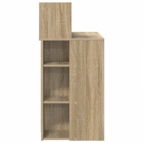 Stol s pohranom Sonoma hrast 90x48x101.5 cm Inženjersko drvo Cijena