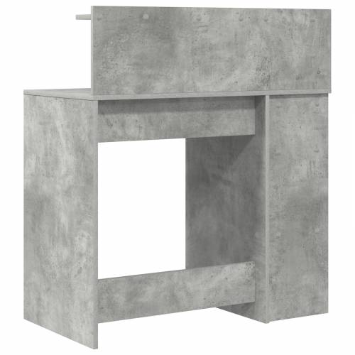 Stol s policom Betonski sivi 90x48x101.5 cm Konstruirano drvo Cijena
