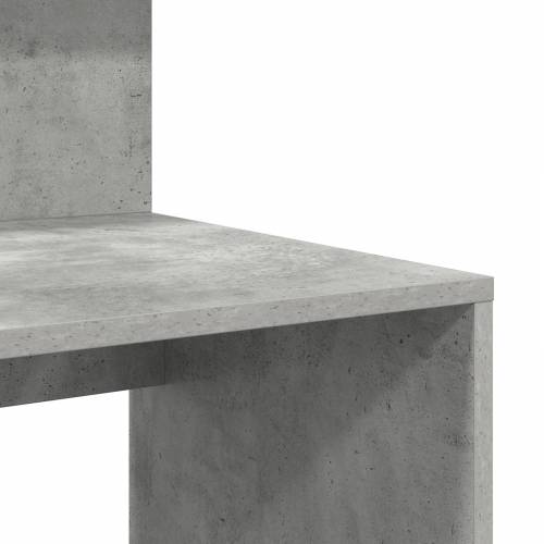 Stol s policom Betonski sivi 90x48x101.5 cm Konstruirano drvo Cijena