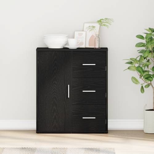 Ormarić / Komoda Crni hrast 60 x 31 x 70 cm Konstruirano drvo Cijena