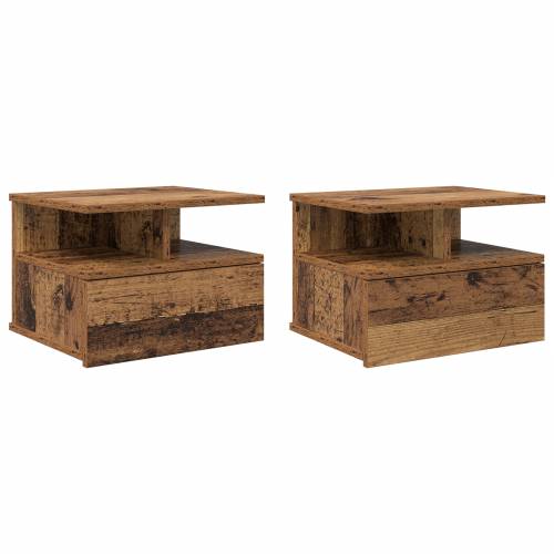 Noćni ormarići 2 kom Starodrvno 40x31x27 cm Drvno Cijena