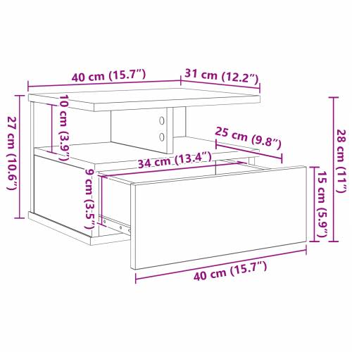 Noćni ormarići 2 kom Starodrvno 40x31x27 cm Drvno Cijena