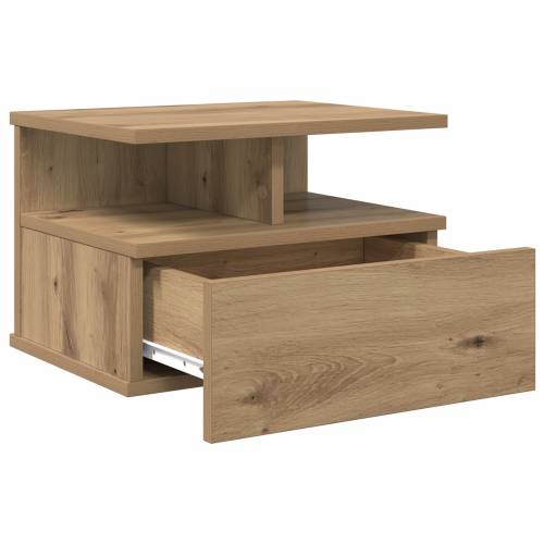 ležeći noćni ormarići 2 komada umjetnički hrast 40x31x27 cm konstruirano drvo Cijena