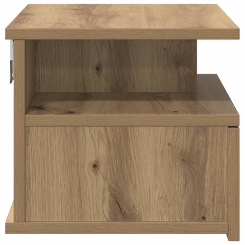 ležeći noćni ormarići 2 komada umjetnički hrast 40x31x27 cm konstruirano drvo Cijena