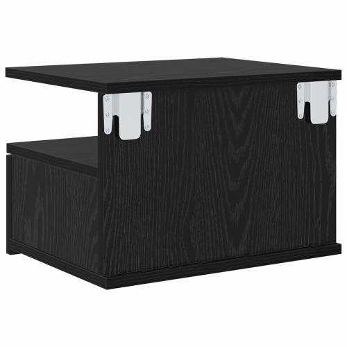 Floating Nightstand Crni hrast 40x31x27 cm Konstruirano drvo Cijena