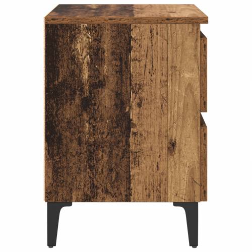 noćni ormarići 2 kom Stari drvo 40x35x50 cm obrađeno drvo Cijena