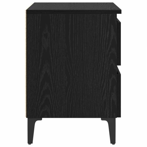 Ormarić za krevet crni hrast 40x35x50 cm konstruirano drvo Cijena