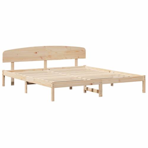 Krevet s Uzglavljem 200x200 cm Masivna Borovina Cijena