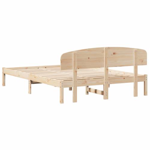 Krevetna konstrukcija s uzglavljem 160x200 cm od masivnog drva borovine Cijena