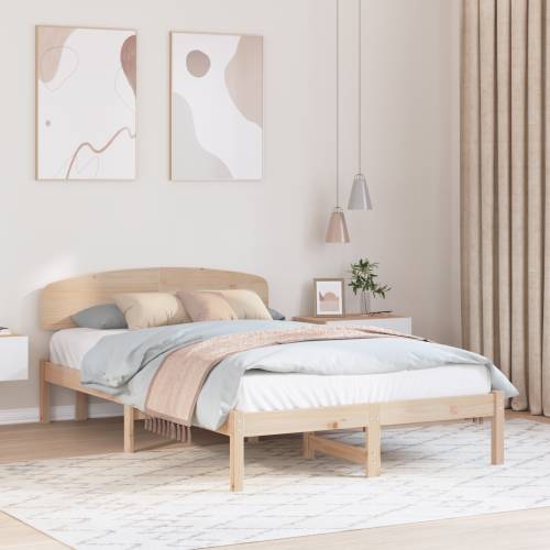 Krevetna konstrukcija s uzglavljem 120x200 cm od čvrstog bora Cijena