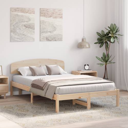 Krevetna konstrukcija s uzglavljem 120x200 cm od čvrstog bora Cijena