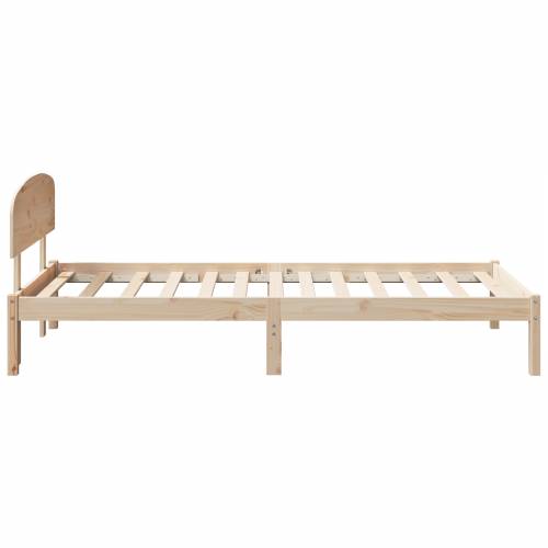 Krevetna konstrukcija s uzglavljem 100x200 cm od masivnog drva borovine Cijena