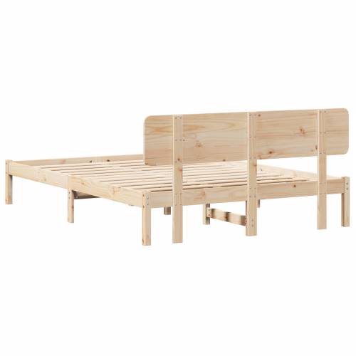 Krevetni okvir s uzglavjem 150x200 cm od masivnog bora Cijena