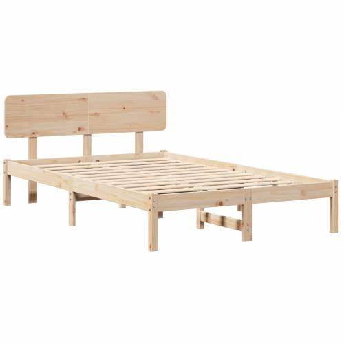Krevetna konstrukcija s uzglavljem 140x190 cm Jak bor Cijena