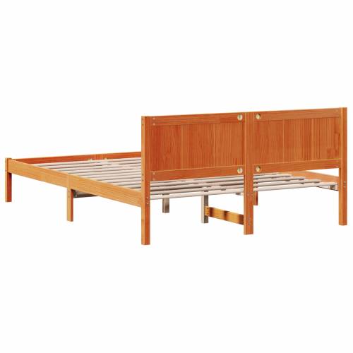 Krevet od borovog drveta vosak smeđi Čvrsto drvo 160 x 200 cm Cijena