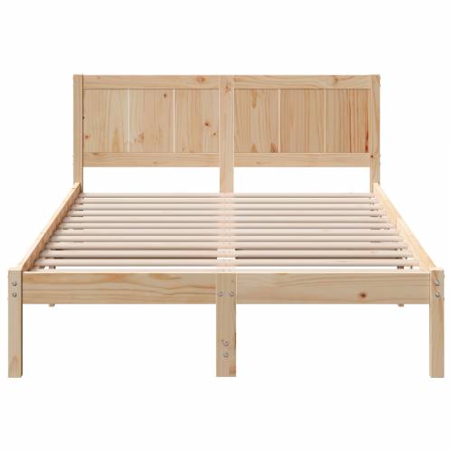 Krevetni okvir od borovine Prirodni Drvo od borovine 140 x 190 cm Cijena