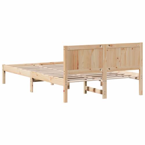 Krevetni okvir od borovine Prirodni Drvo od borovine 140 x 190 cm Cijena