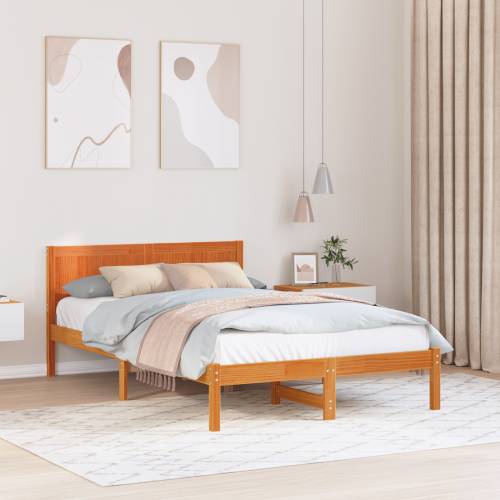Krevet u wax smeđoj boji Wax smeđa Masivna borovina 140 x 190 cm Cijena