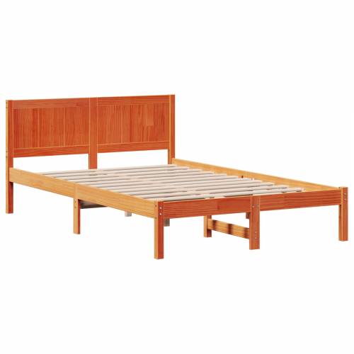 Krevet u wax smeđoj boji Wax smeđa Masivna borovina 140 x 190 cm Cijena