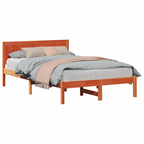 Krevet u wax smeđoj boji Wax smeđa Masivna borovina 140 x 190 cm Cijena