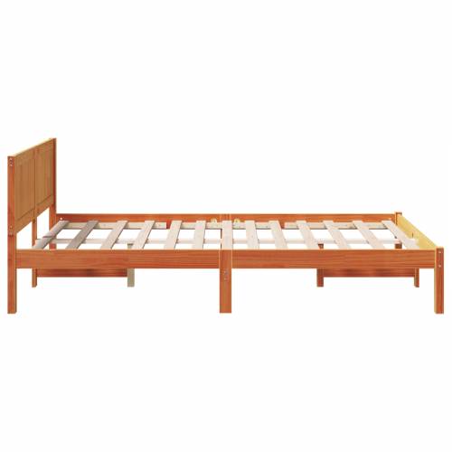 Krevet u wax smeđoj boji Wax smeđa Masivna borovina 140 x 190 cm Cijena