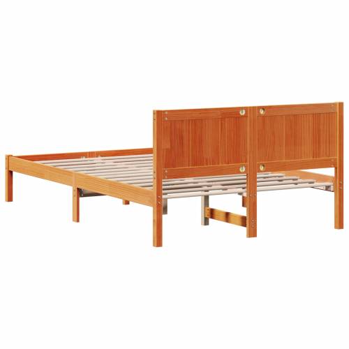 Krevet u wax smeđoj boji Wax smeđa Masivna borovina 140 x 190 cm Cijena