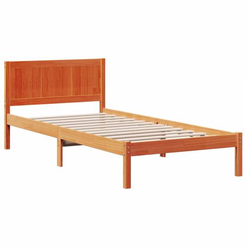 Krevet od borovine Voštano smeđe Čvrsta borovina 90 x 200 cm Cijena