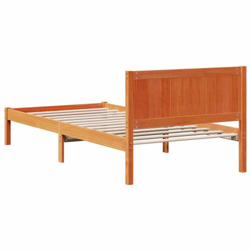 Krevet od borovine Voštano smeđe Čvrsta borovina 90 x 200 cm Cijena