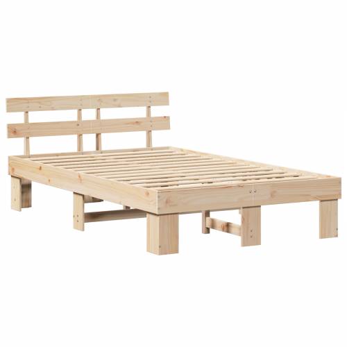 Krevet s Uzglavljem 140x190 cm od Masivnog Drva Borovina Cijena